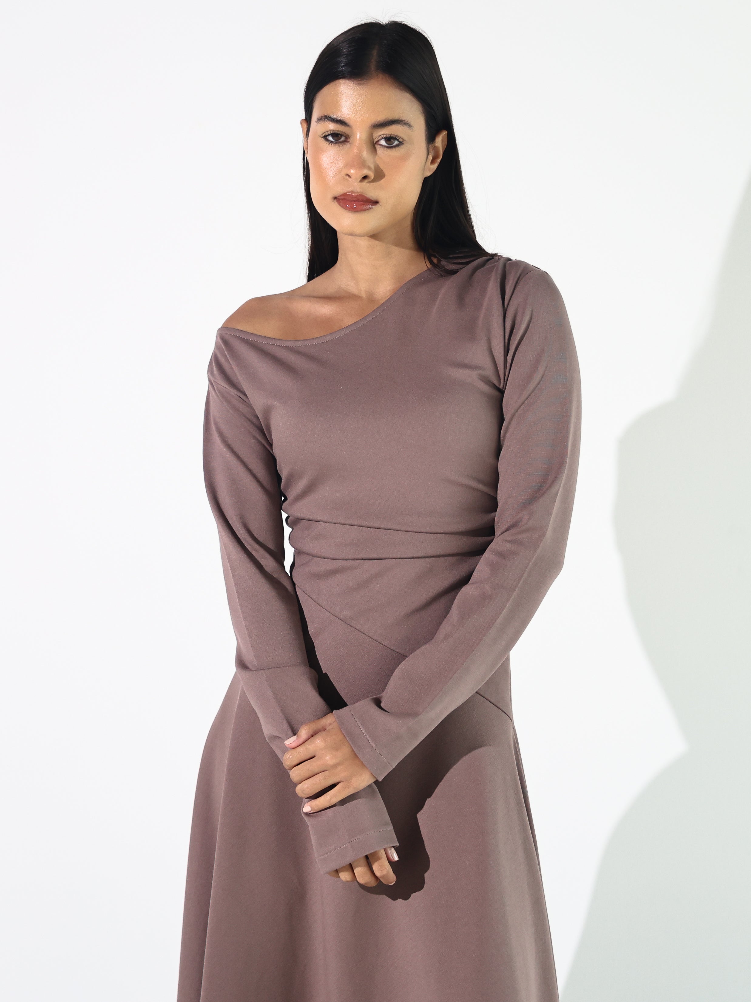 Rae Dress - Dusty rose