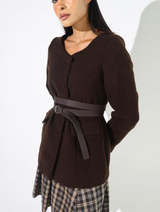 Amara Jacket - Brown