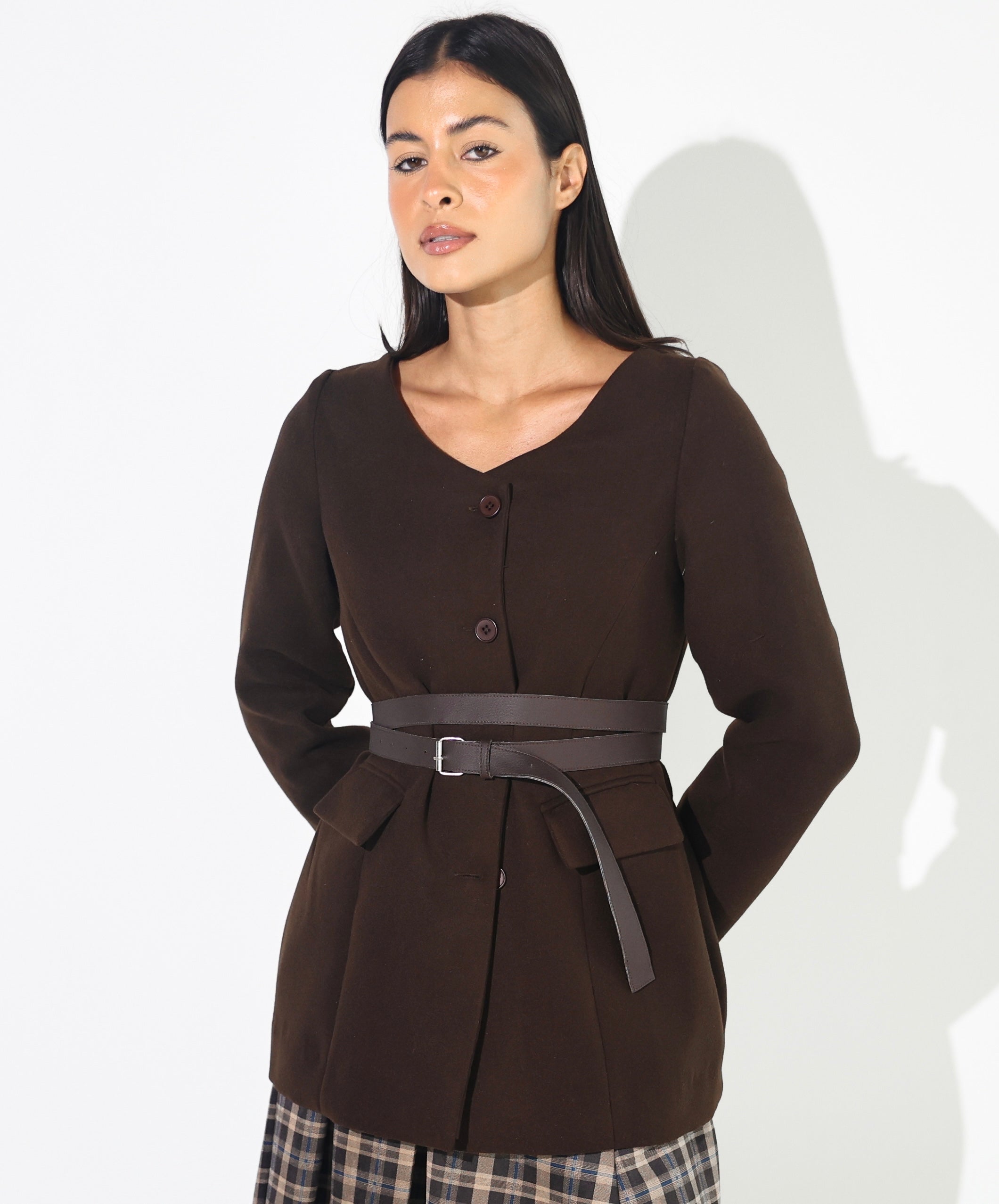 Amara Jacket - Brown